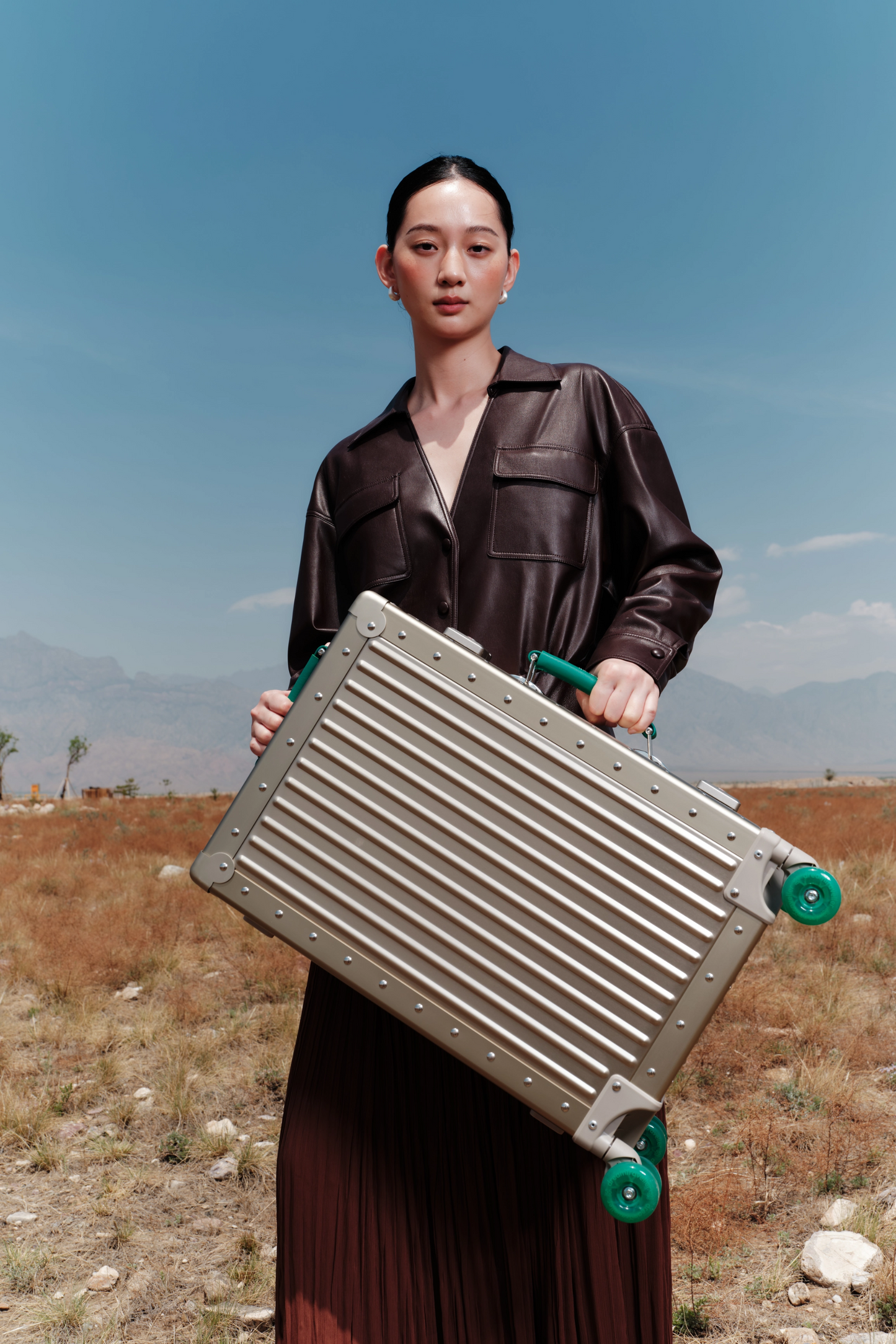 Aluminum Bigger Carry-On 22"